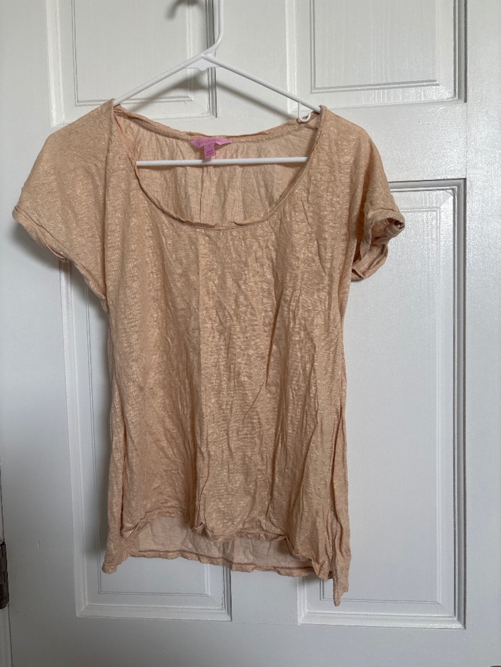 Gold metallic Lilly shirt